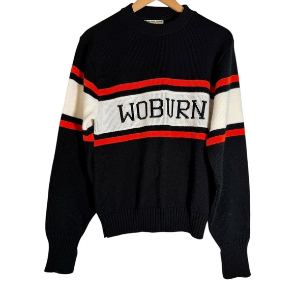 Other - Vintage Bristol Products‎ Woburn Massachusetts Varsity Sweater Black 40 Medium